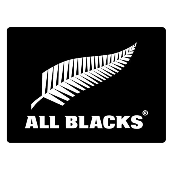 All Blacks See through Decal - White